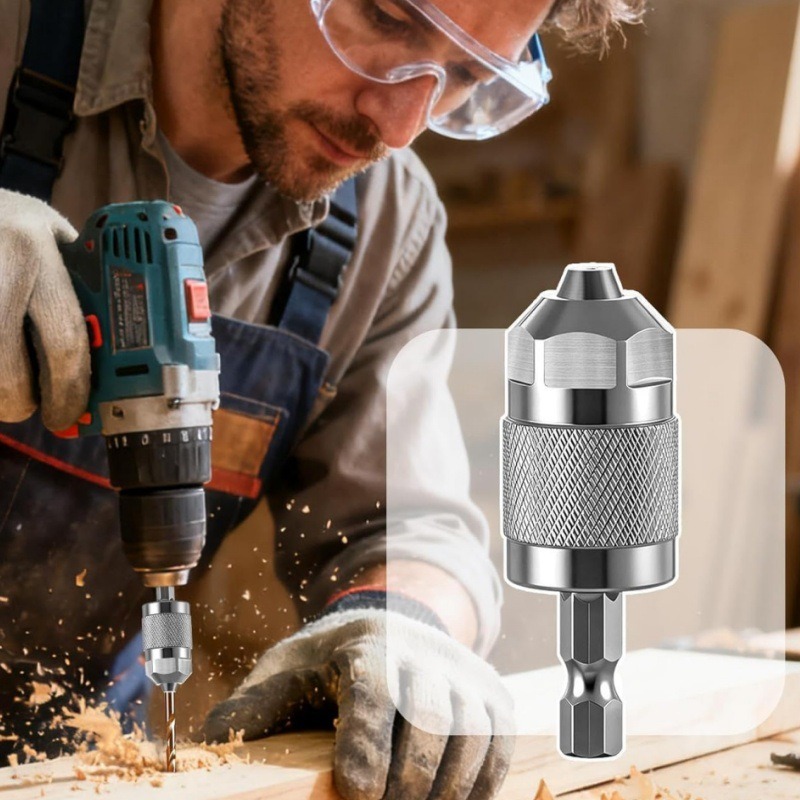 Microbit - Drill Chuck Keyless Screwdriver Impact Driver