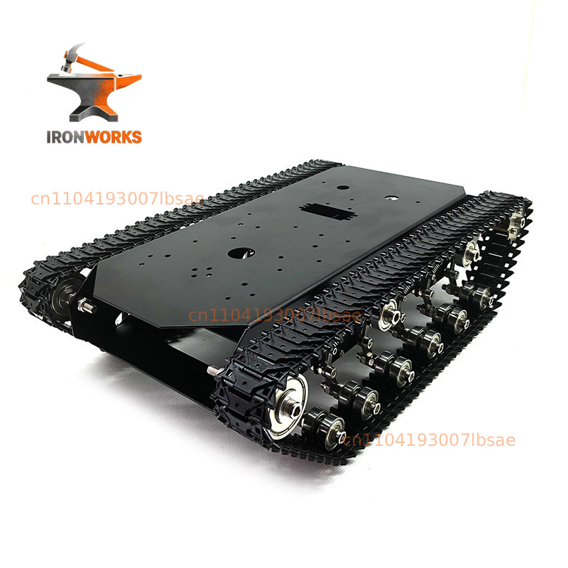 Tracked Robot Chassis - TN70 all-metal tracked tank chassis, suspension