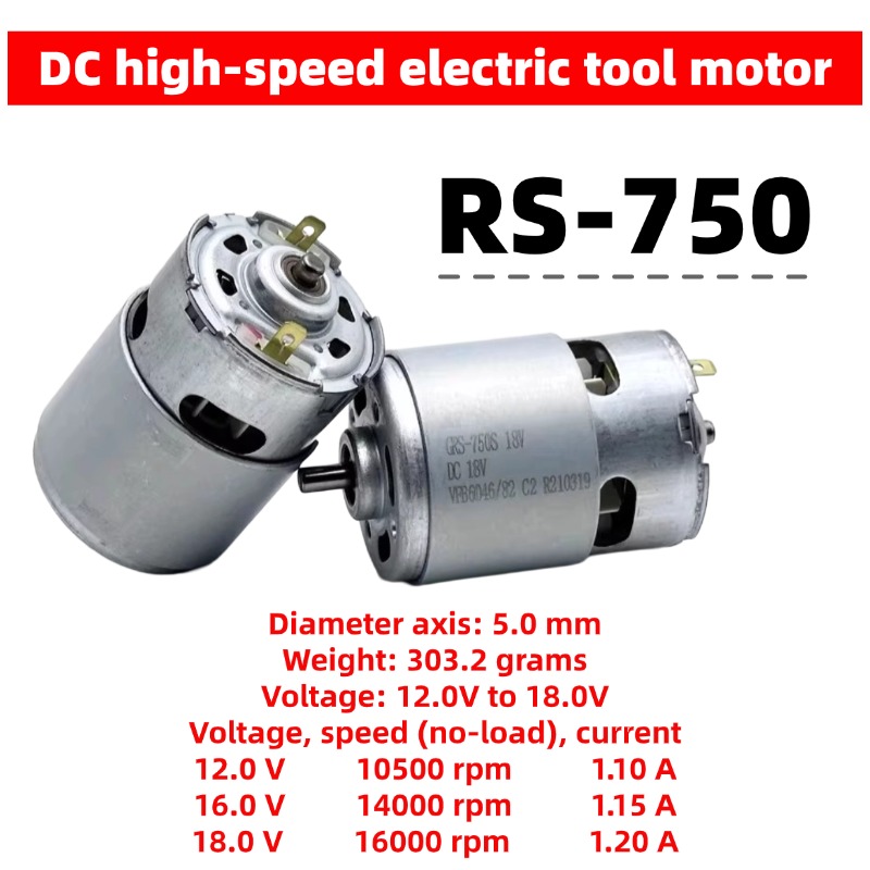 18V RS-750 High-Speed DC Motor - Dc Motor 评论和价格