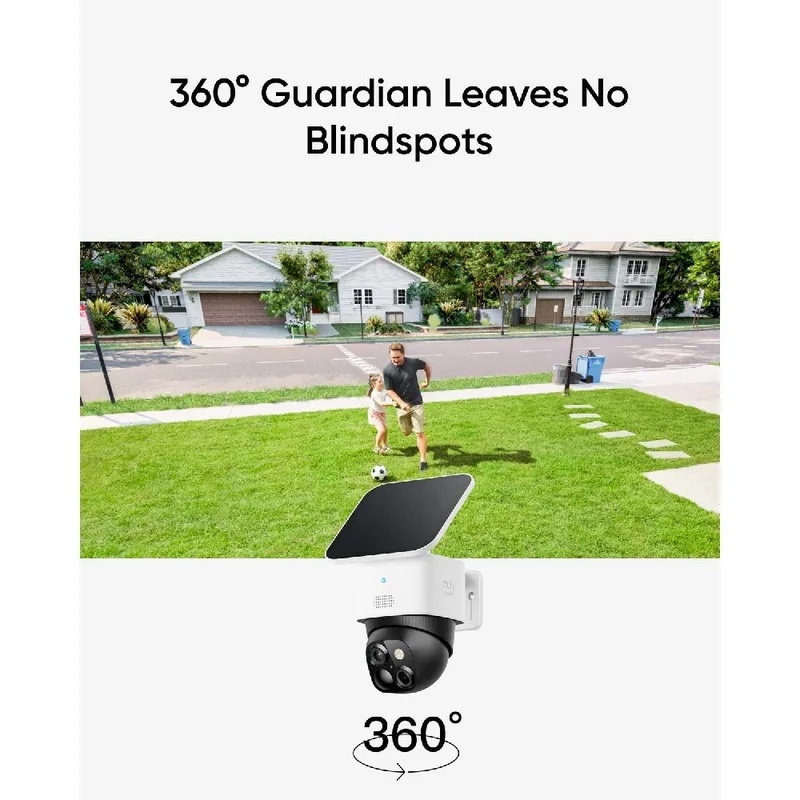 New 4K Dual Camera Solar Secur - Pan Tilt Bracket 评论和价格