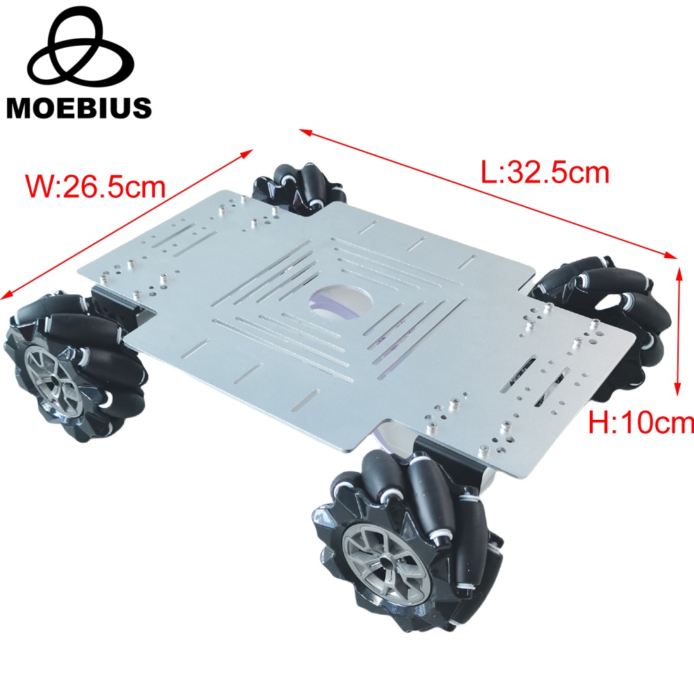 MOEBIUS 26KG Load 4WD Mecanum  - Ros Robot 评论和价格