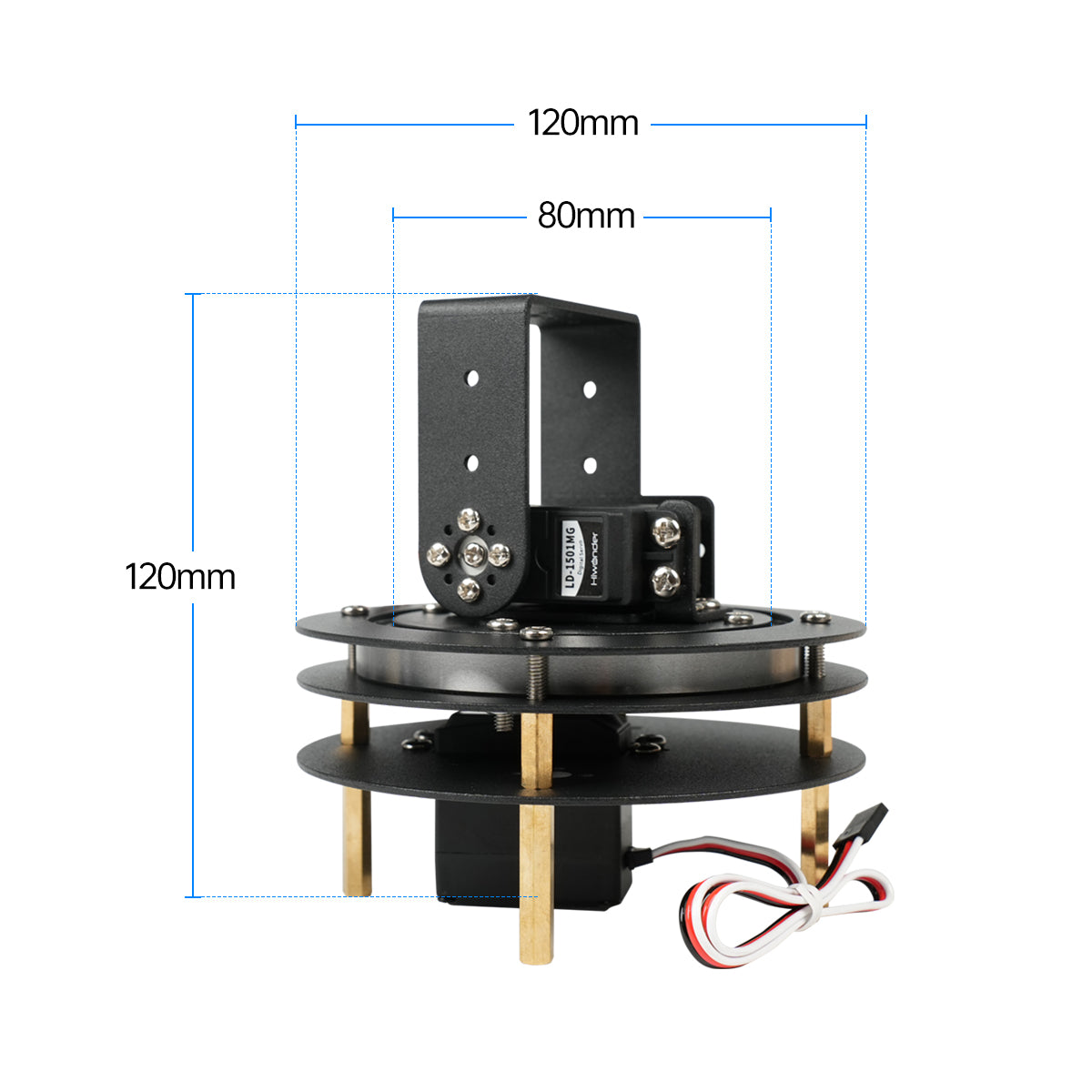 Hiwonder Unassembled 2 DOF Pan - Pan Tilt Bracket 评论和价格