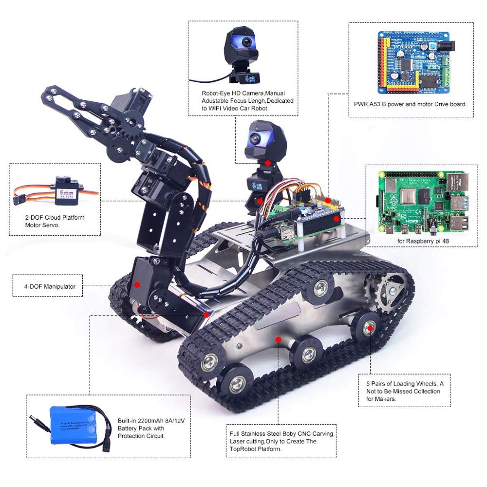 Smart Robot Car Kit for Raspbe - Robot Bluetooth Car 评论和价格