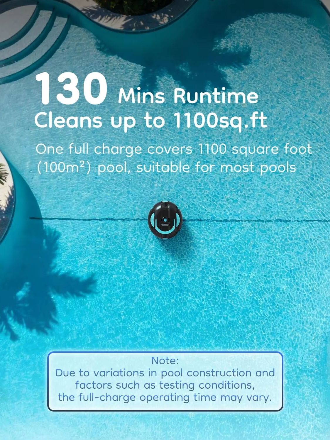 Cordless Pool Cleaning Robot S - Ros Robot 评论和价格