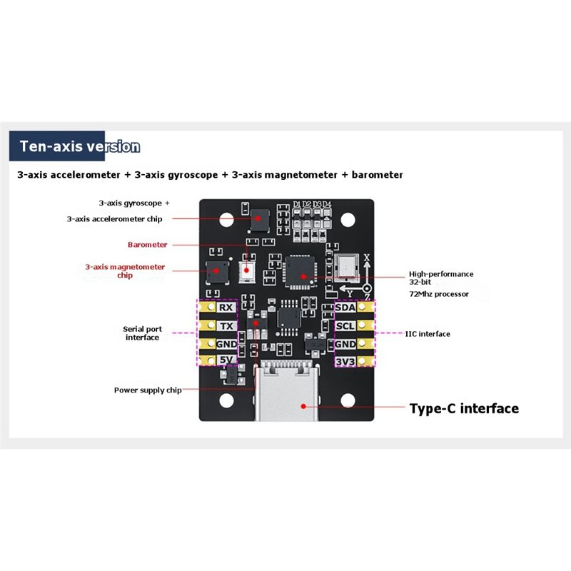 B92B 10-Axis IMU Sensor Module - Ros Robot 评论和价格
