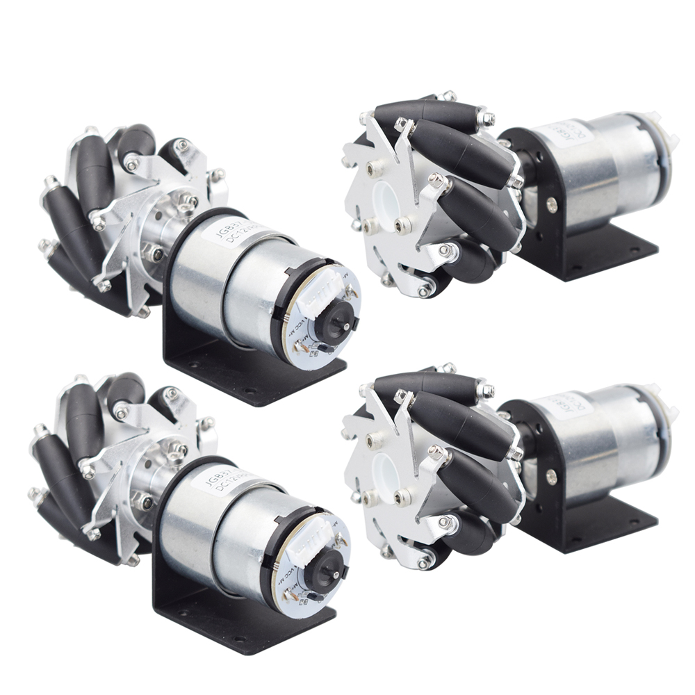 4pcs/set 10KG Load 60mm Metal  - Arduino Robot 评论和价格