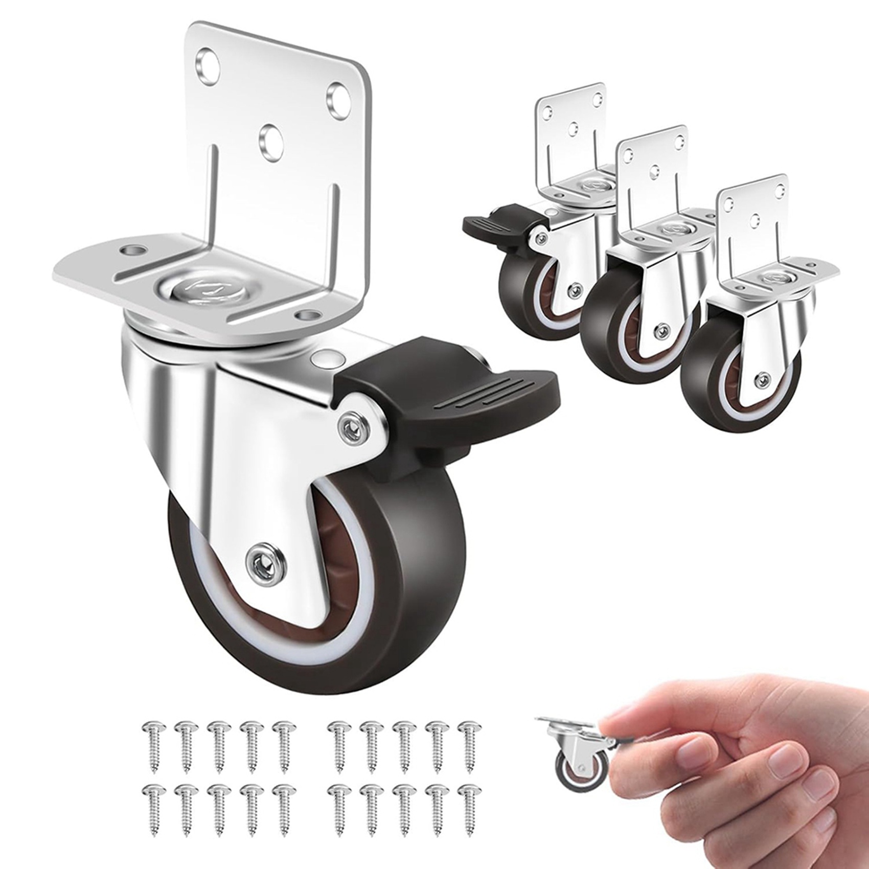 TFORU-Side Mount Casters,Caste - Caster Wheel 评论和价格