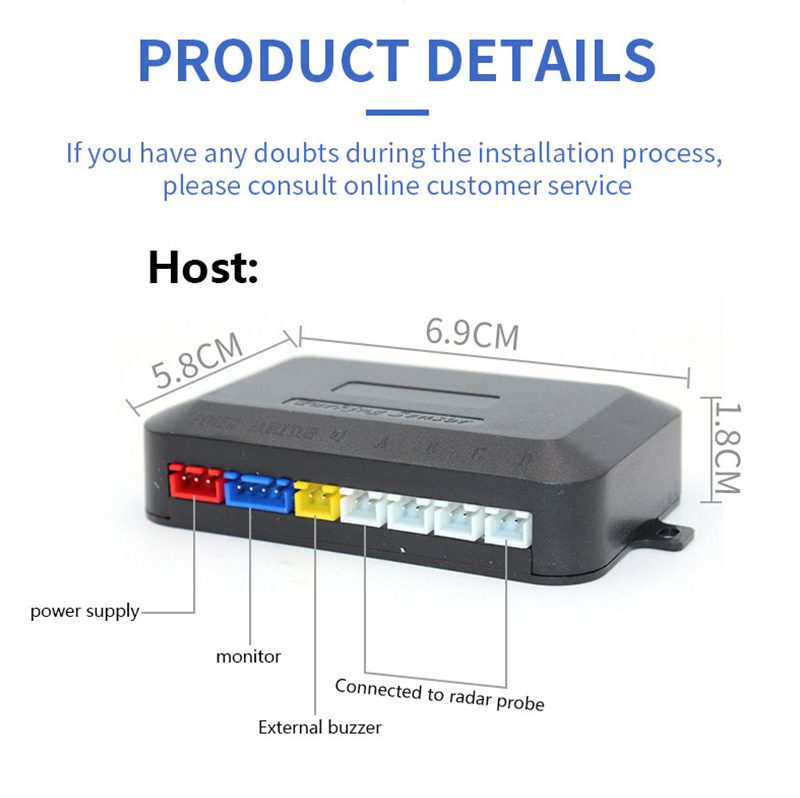 Car LED Digital Screen Parking - Infrared Obstacle Sensor 评论和价格