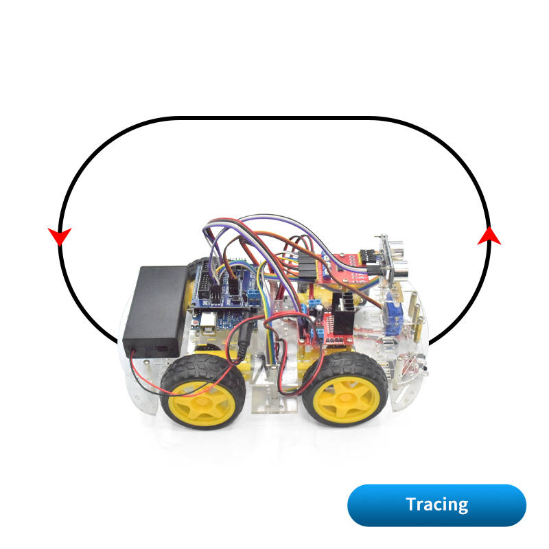 4WD Smart Robot Car Chassis Ki - Tracked Robot Chassis 评论和价格