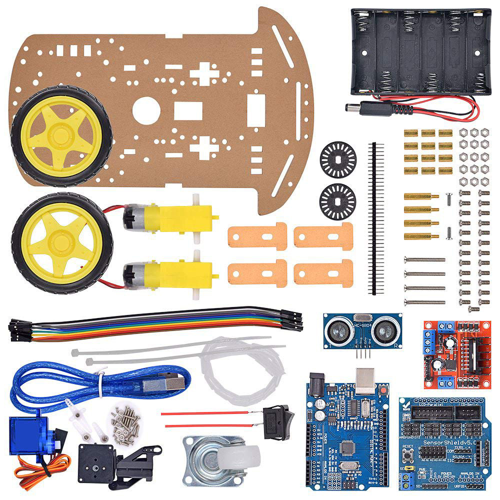 Modular Robot Car Chassis Kit  - Line Follower Robot 评论和价格
