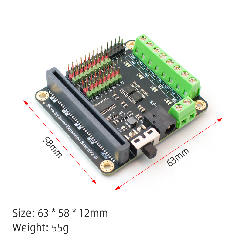 Micro:bit V2.0 Motor Driver Ex - Microbit Robot 评论和价格