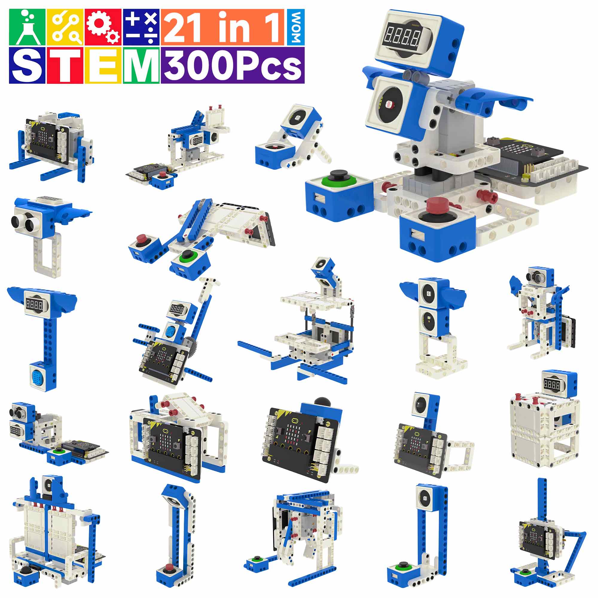 21 in 1 Microbit Robotics Kit  - Microbit Robot 评论和价格