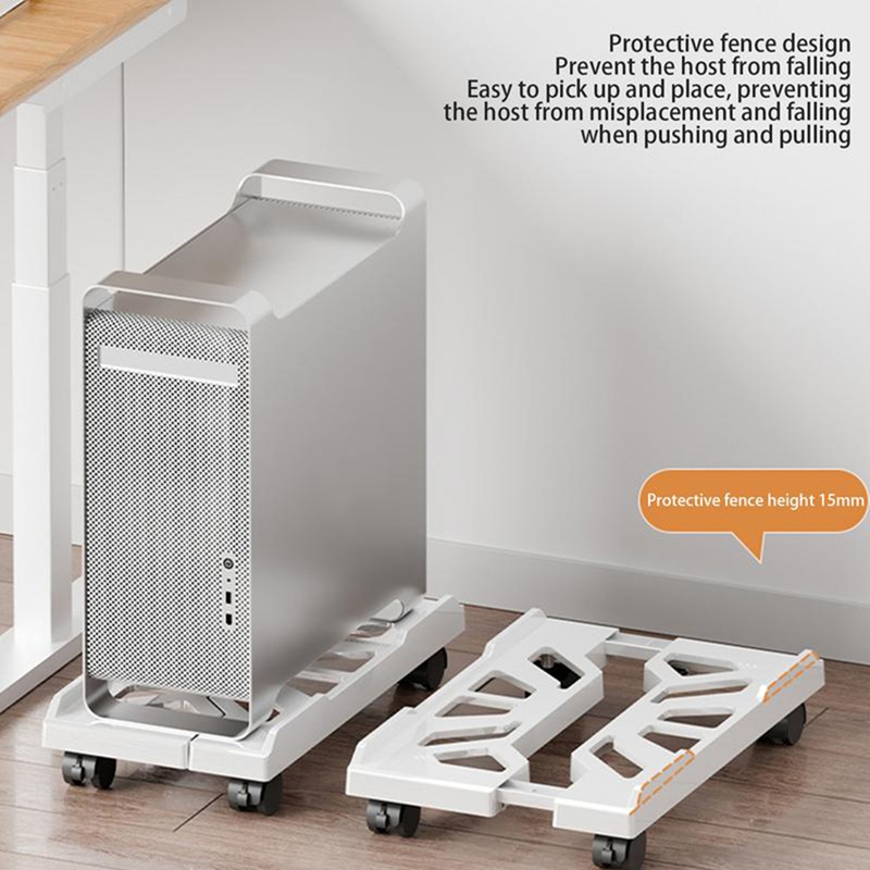 Computer Tower Stand Adjustabl - Caster Wheel 评论和价格
