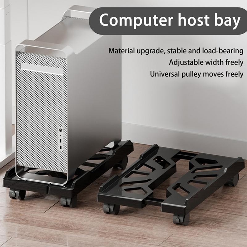 Computer Tower Stand Adjustabl - Caster Wheel 评论和价格