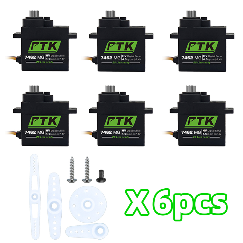 PTK 7462W MG Metal gear 9g mic - Micro Servo 评论和价格