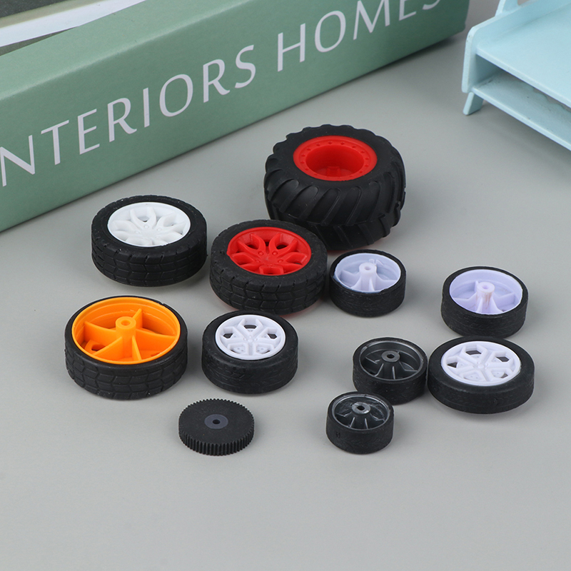 10PCS PC Toy Wheel Rubber Rim  - Omni Wheel 评论和价格