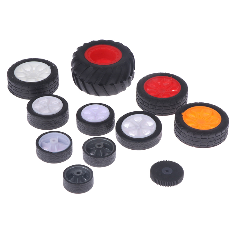 10PCS PC Toy Wheel Rubber Rim  - Omni Wheel 评论和价格
