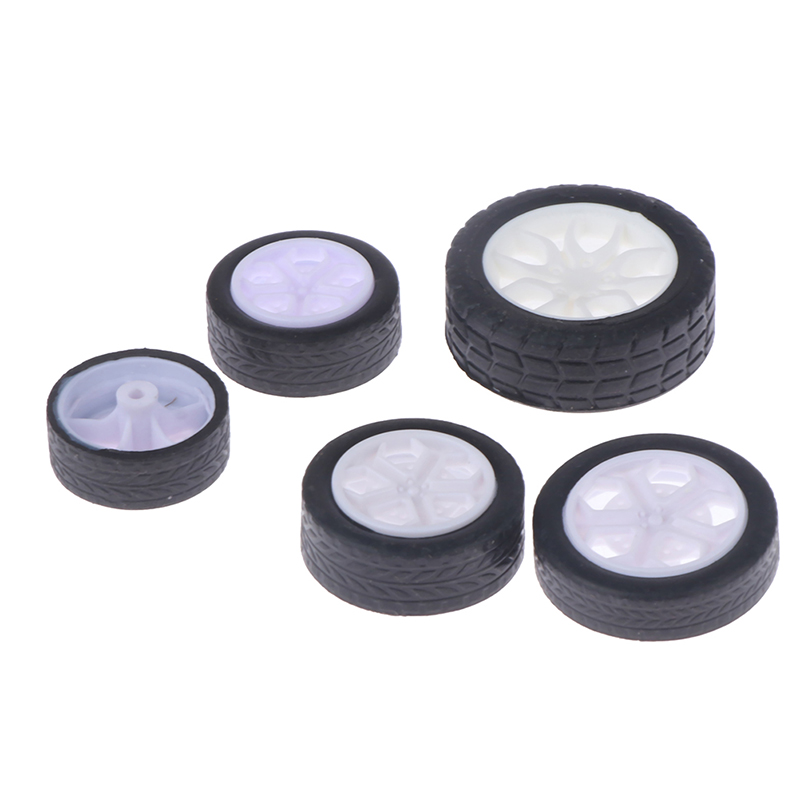 10PCS PC Toy Wheel Rubber Rim  - Omni Wheel 评论和价格