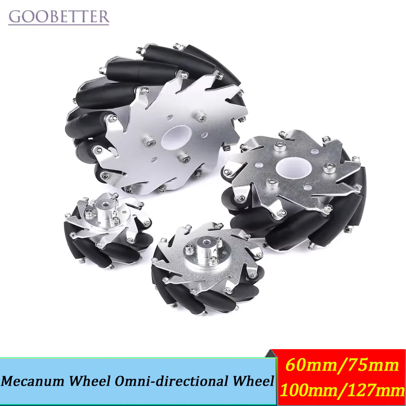 4pcs 60-127mm Mecanum Wheels O - Ros Robot 评论和价格