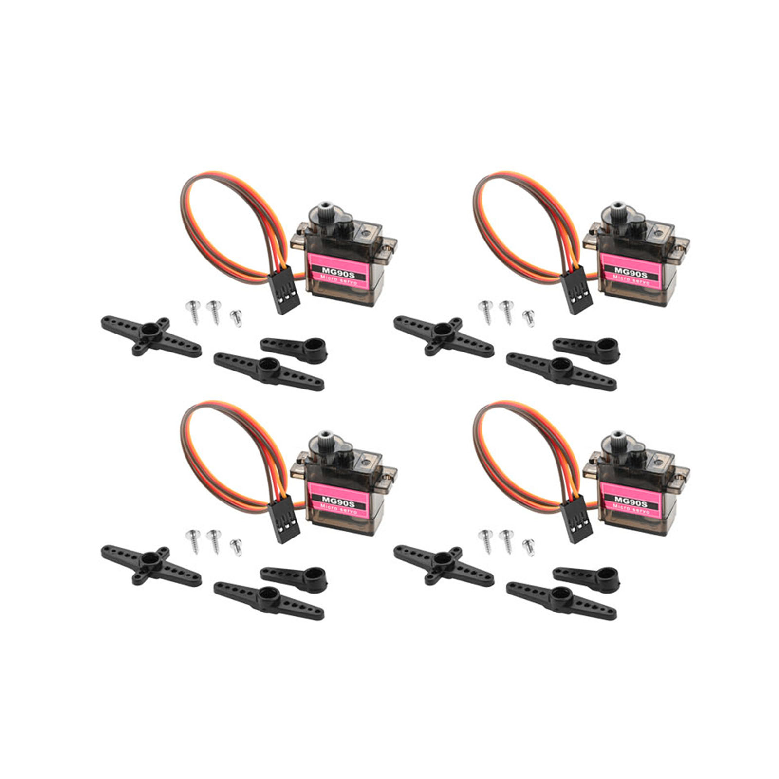 4pcs Micro Servo Metal Gear 90 - Arduino Robot 评论和价格