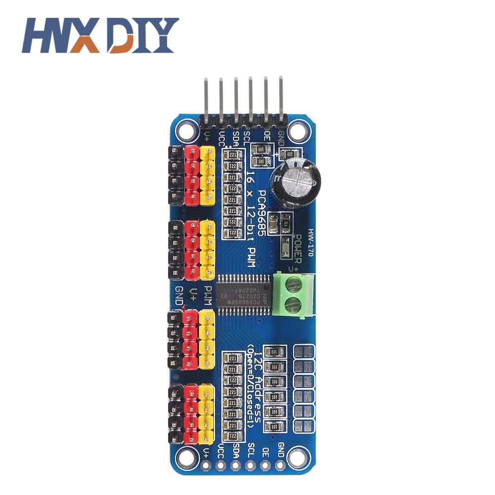 1-5pcs PCA9685 16 Channel 12-b - Microbit Robot 评论和价格