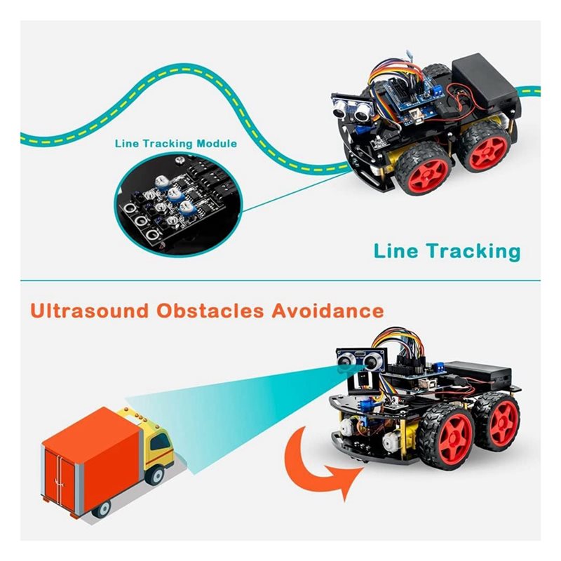 WOWFU-4WD Smart Robot Car Kit  - Arduino Robot 评论和价格