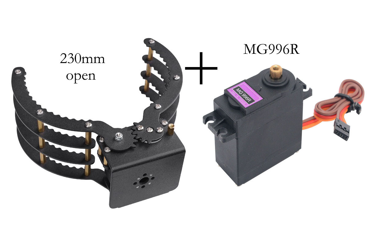 230mm Opening Mechanical Claw  - Robot Arm Kit 评论和价格