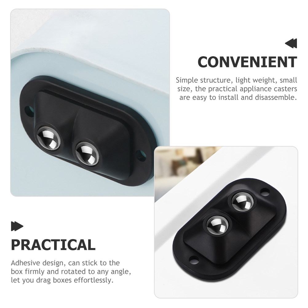 8Pcs Mini Universal Ball Type  - Caster Wheel 评论和价格