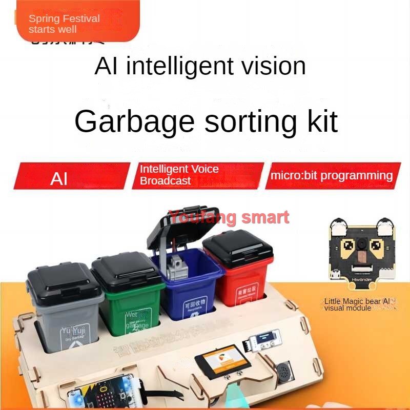 Waste Sorting Robot Kit AI Vis - Microbit Robot 评论和价格
